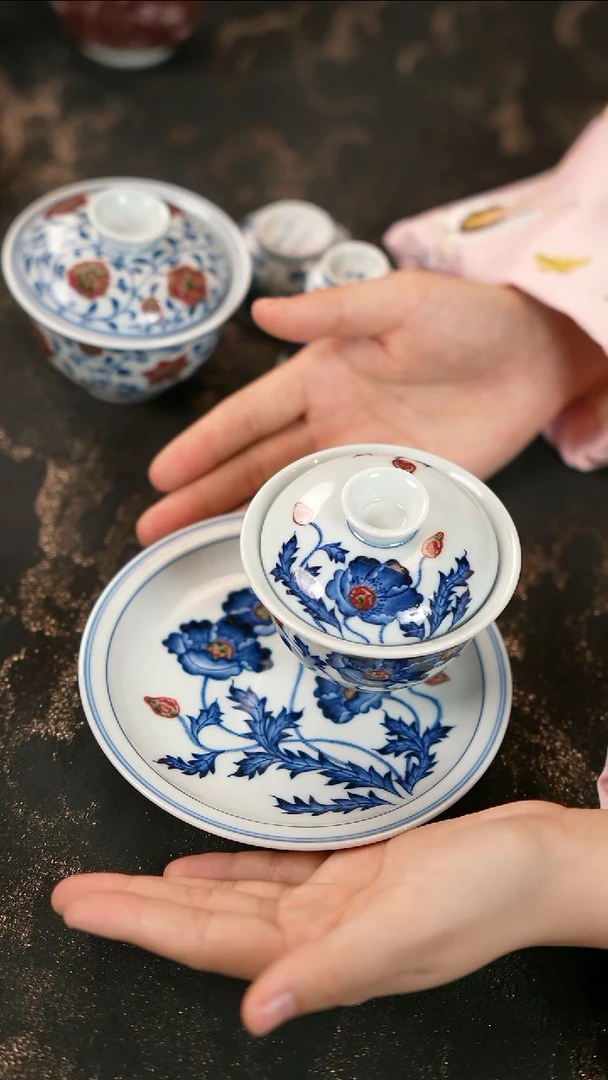 和然窑虞美人套组