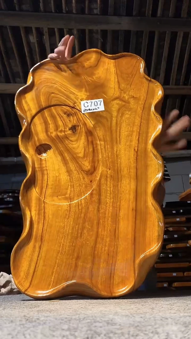 实木茶盘 一物一拍（不含配件）