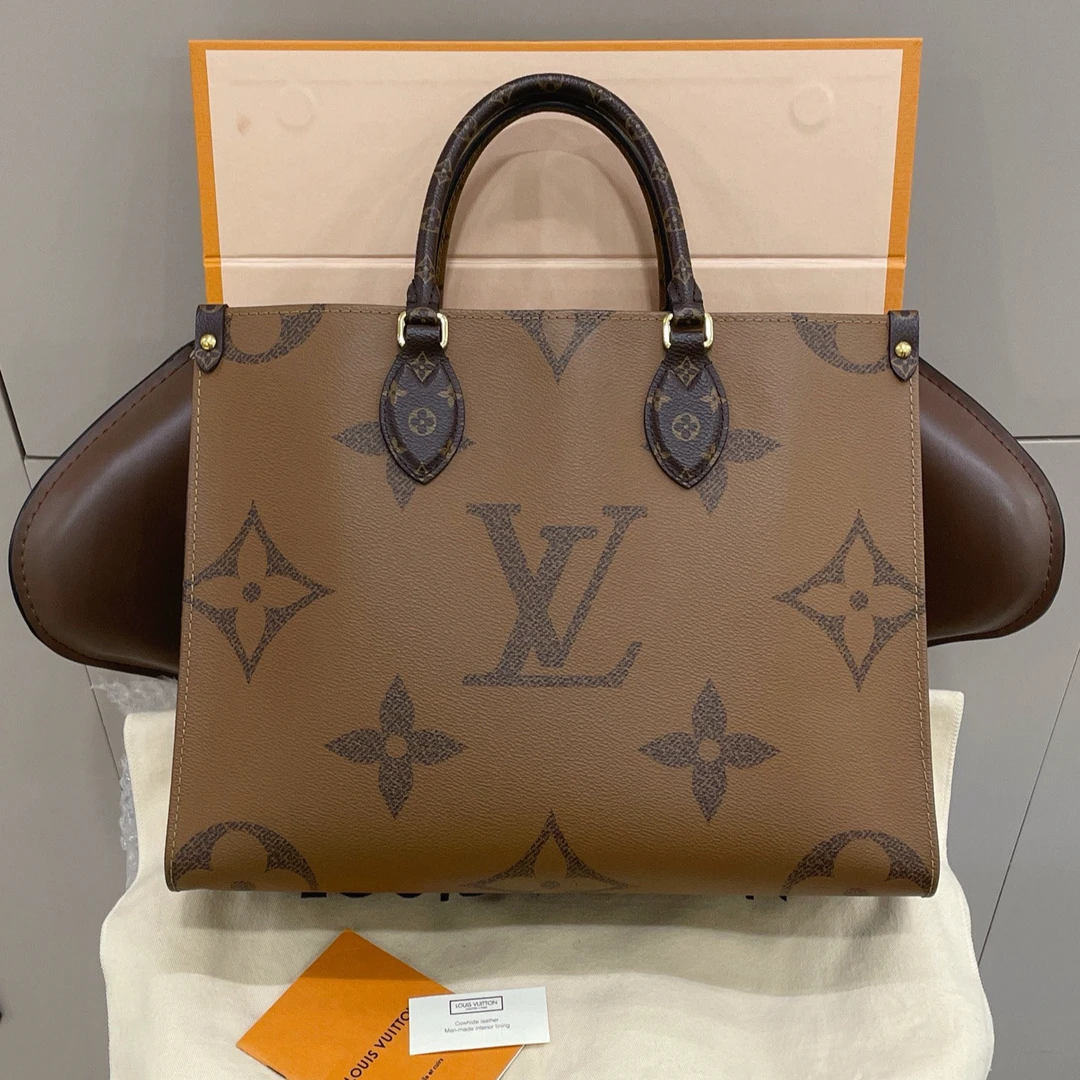 95新 LouisVuitton/路易威登 onthego 中号tote包/7XH37812