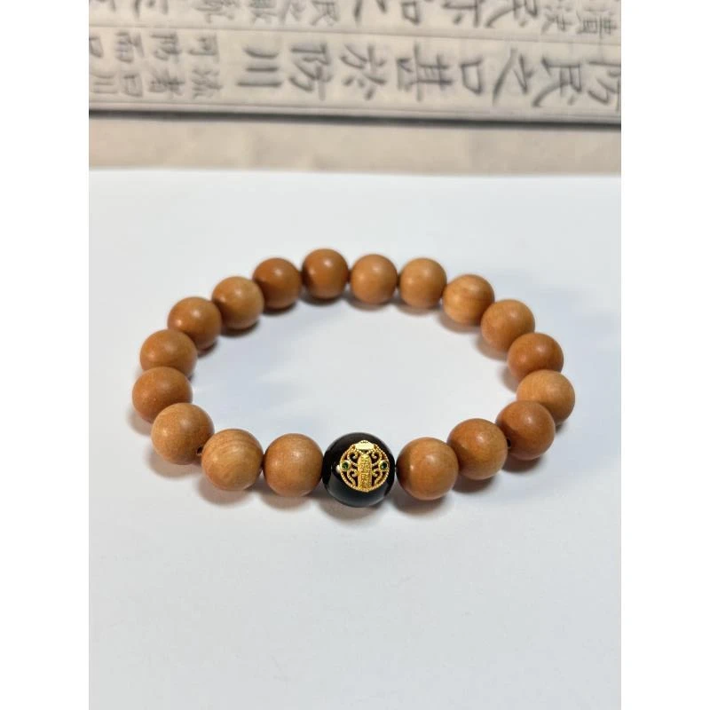 禧·芭比檀五路财神手串