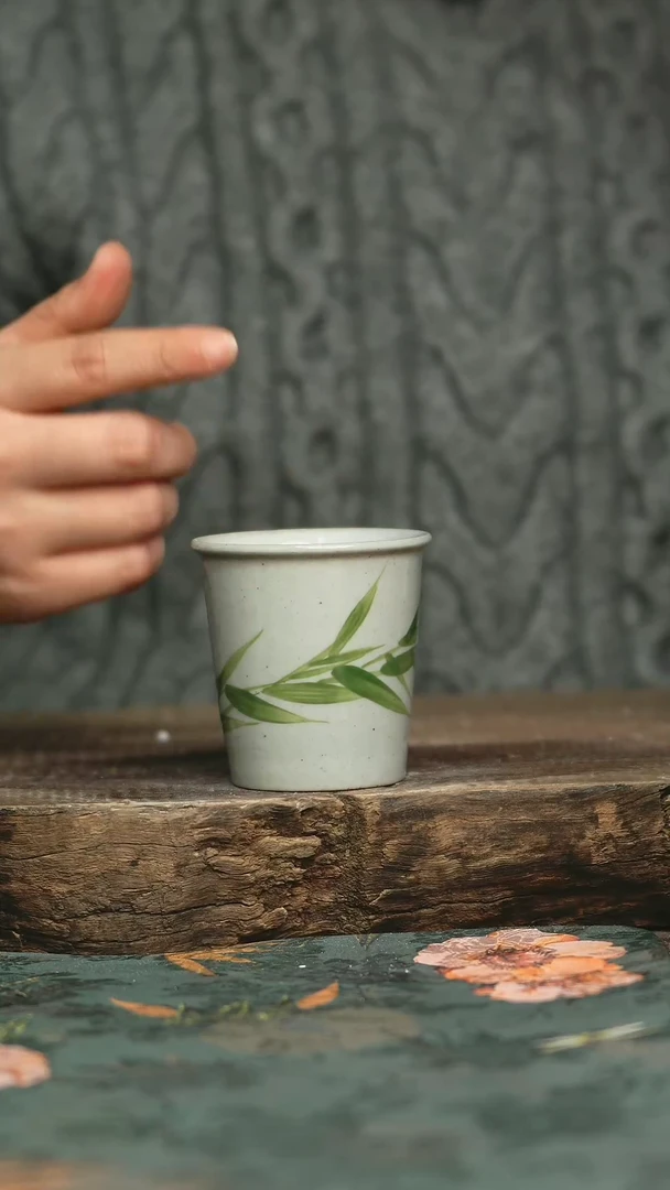 【闪购商品】瓷片釉下彩手工手绘同款陶器