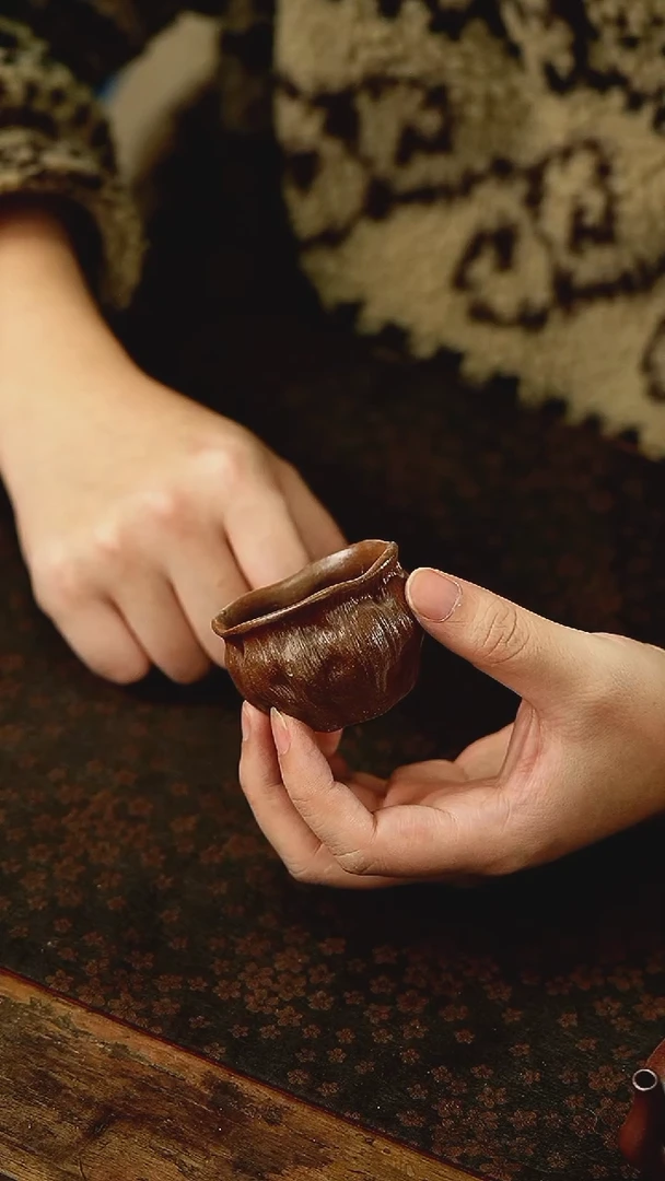 茶杯紫砂15号 瑕疵 紫砂柴烧