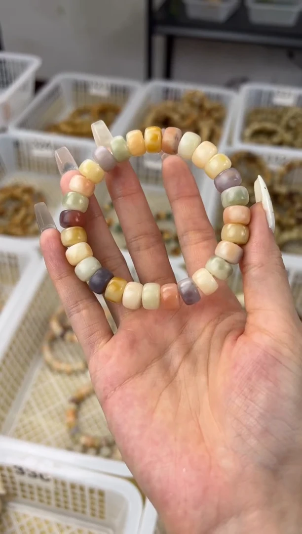 吊坠菩提根/象牙果卡10多宝彩虹药片珠文玩手串329