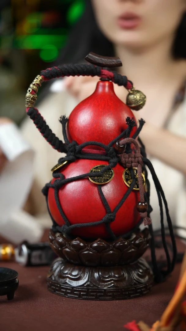 【闪购商品】499号600ml左右的非遗漆器酒葫芦