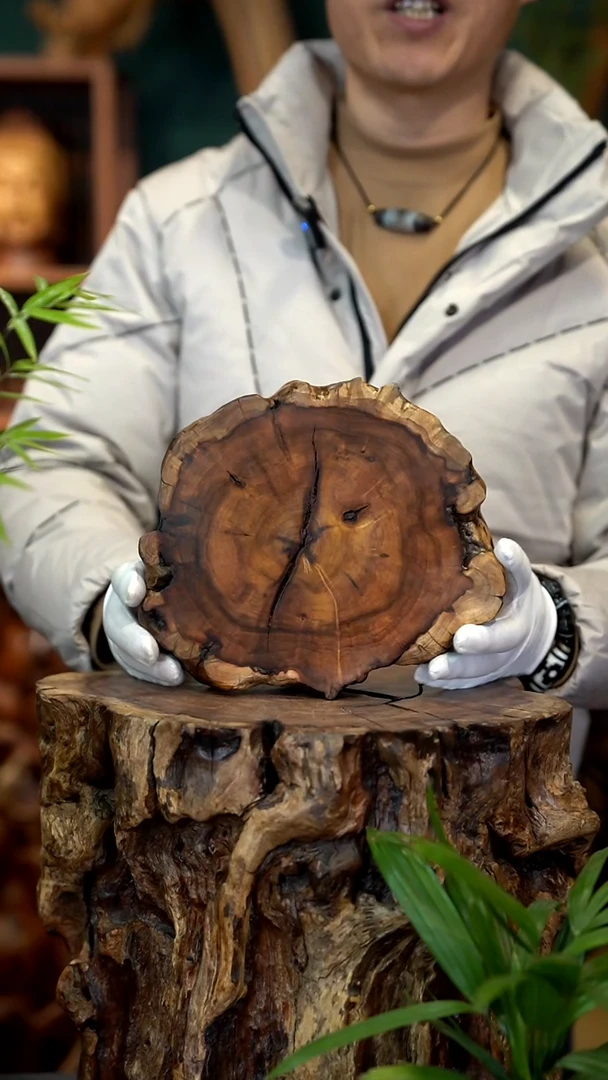 木雷击枣木底座