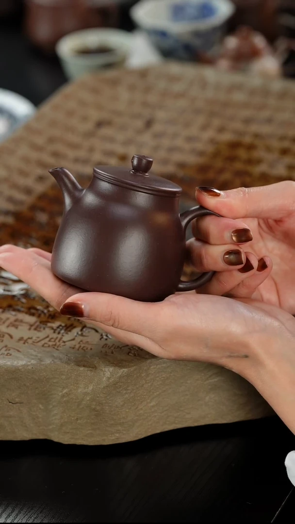 茶壶紫砂木**i青灰段晋铎130cc