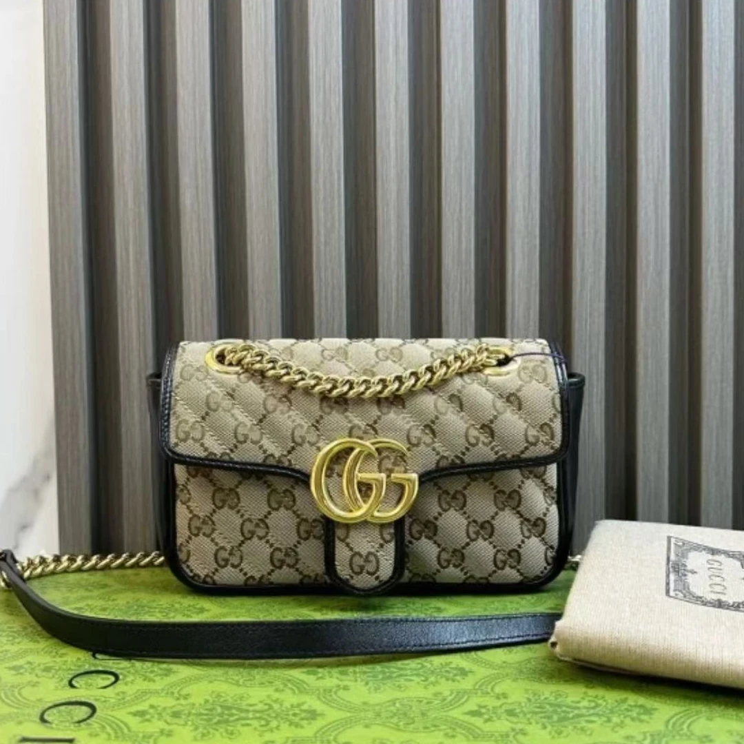 95新 GUCCI/古驰 玺越奢品 古驰老花布22马蒙 THCI2673