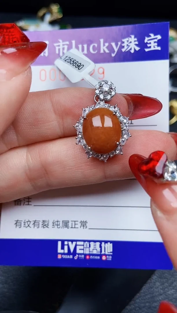 【闪购商品】翡翠颈饰银S925镶嵌0629