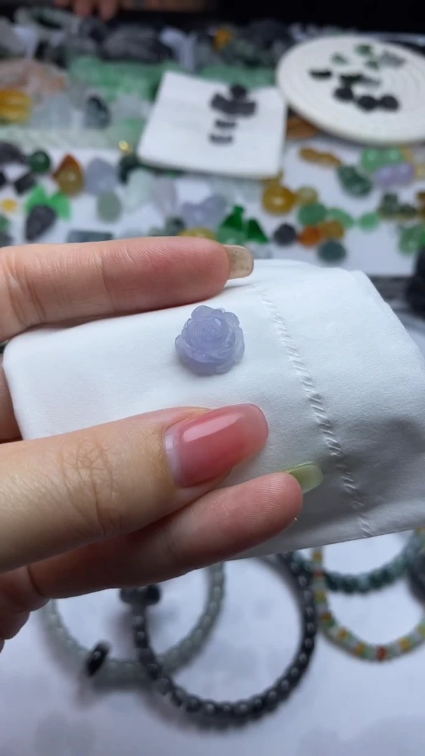 定制翡翠未镶嵌毛货定制不退不换