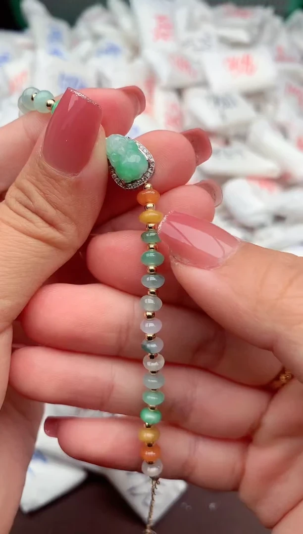 【闪购商品】翡翠手链银S925镶嵌 一