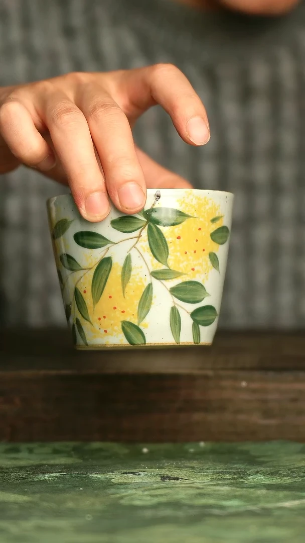 青诗集手工手绘瓷器