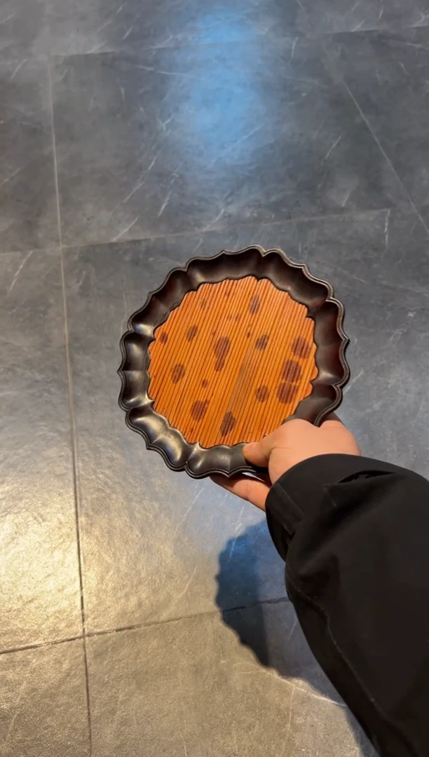 【闪购商品】扇子湘妃竹茶盘福建妃