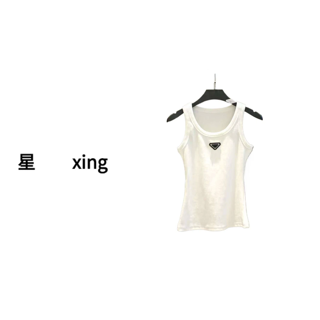 三角P夏装新款无袖套头针织背心上衣54106