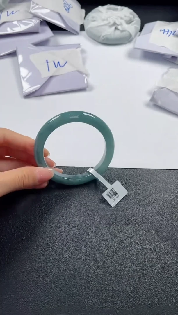 翡翠手镯未镶嵌基地发货H 2414 54+