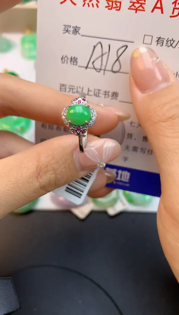 颈饰未镶嵌翡翠天然缅甸a货翡翠百元以上9元证书费自理