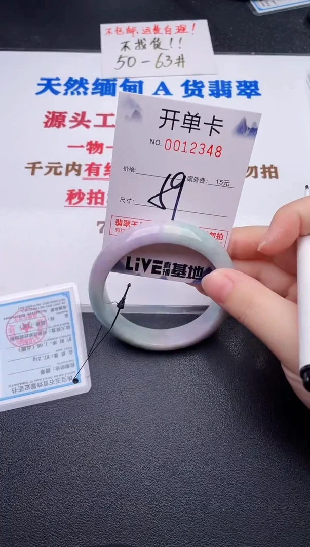 未镶嵌手镯翡翠48