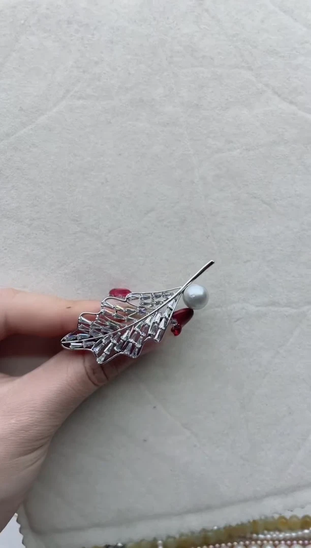【闪购商品】海水珍珠胸针未镶嵌Y53