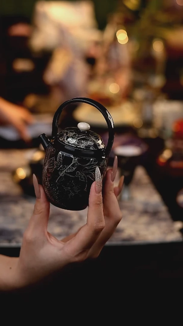 瓷片瓷片梵汝@@@@@@梵汝金银错壶