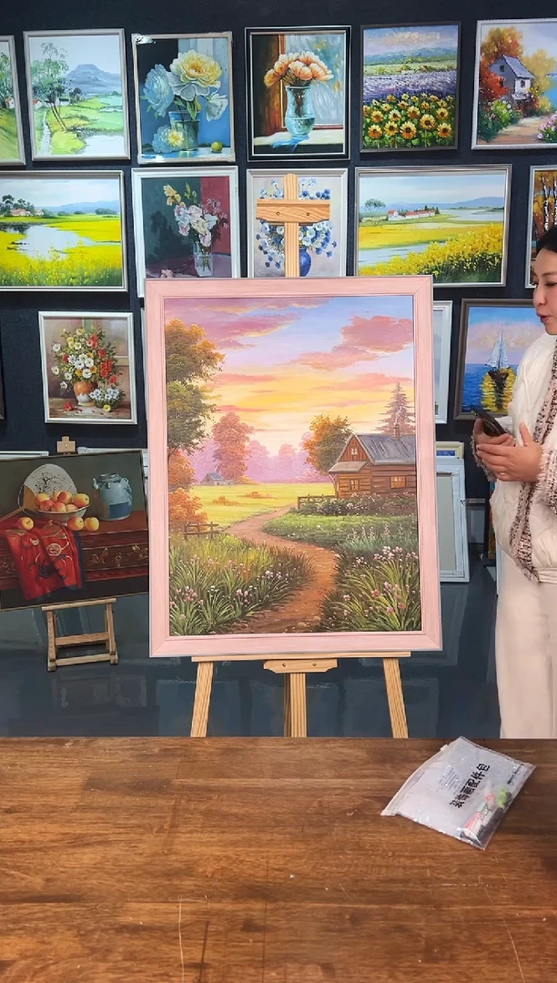 【闪购商品】油画62号 60*80 乡村-手绘油画
