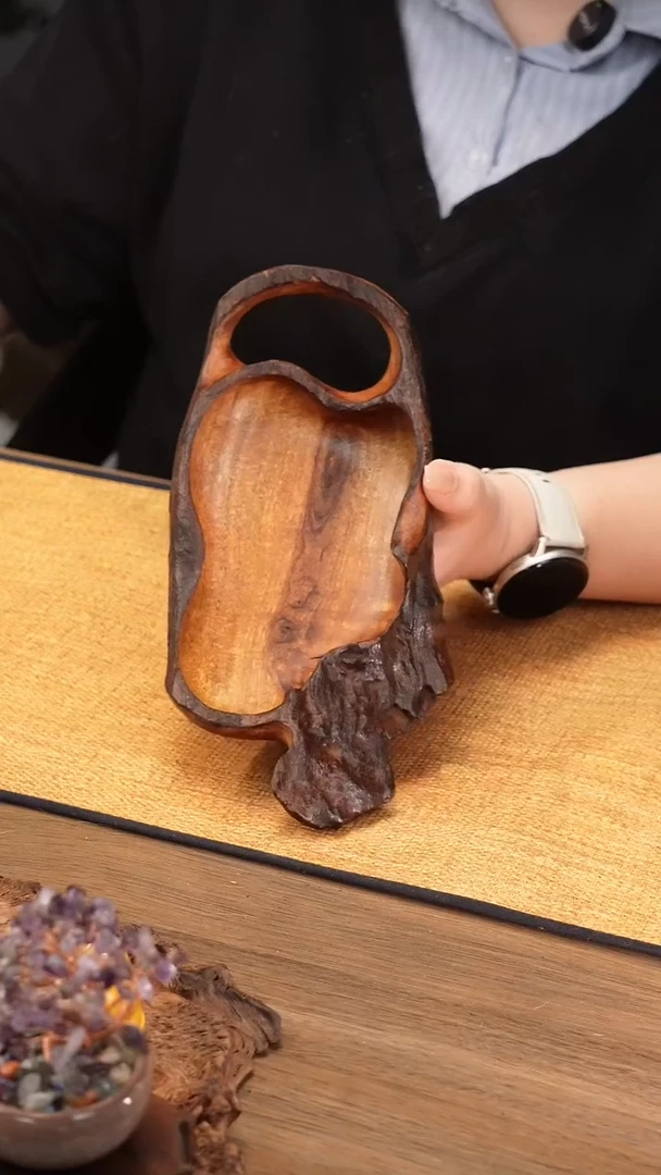 28号云小屋紫柚木果盘