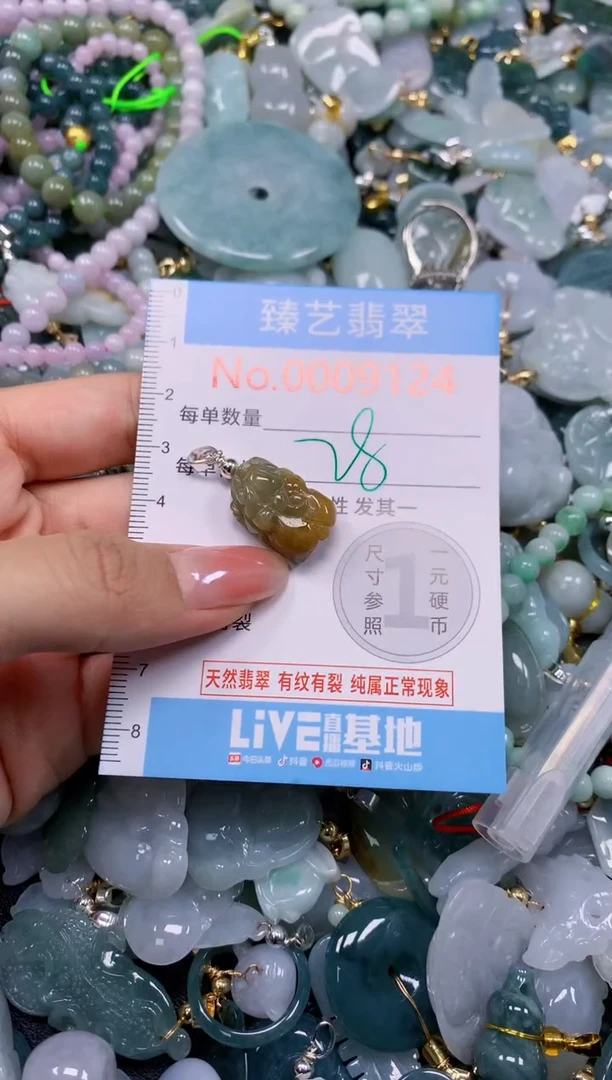 颈饰未镶嵌翡翠9124