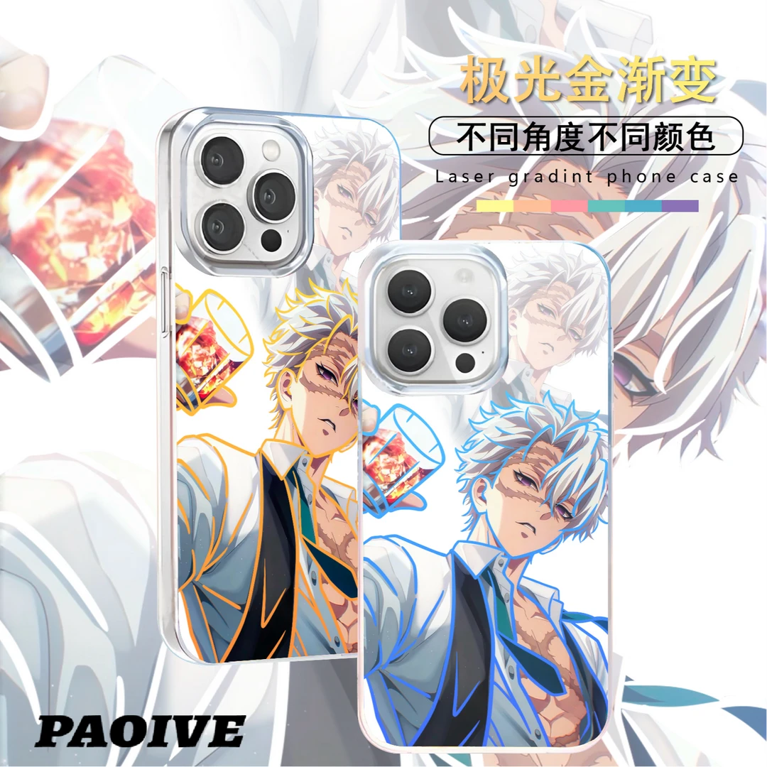 不死川实弥适用苹果华为vivo一加iPhone小米红米极光手机壳