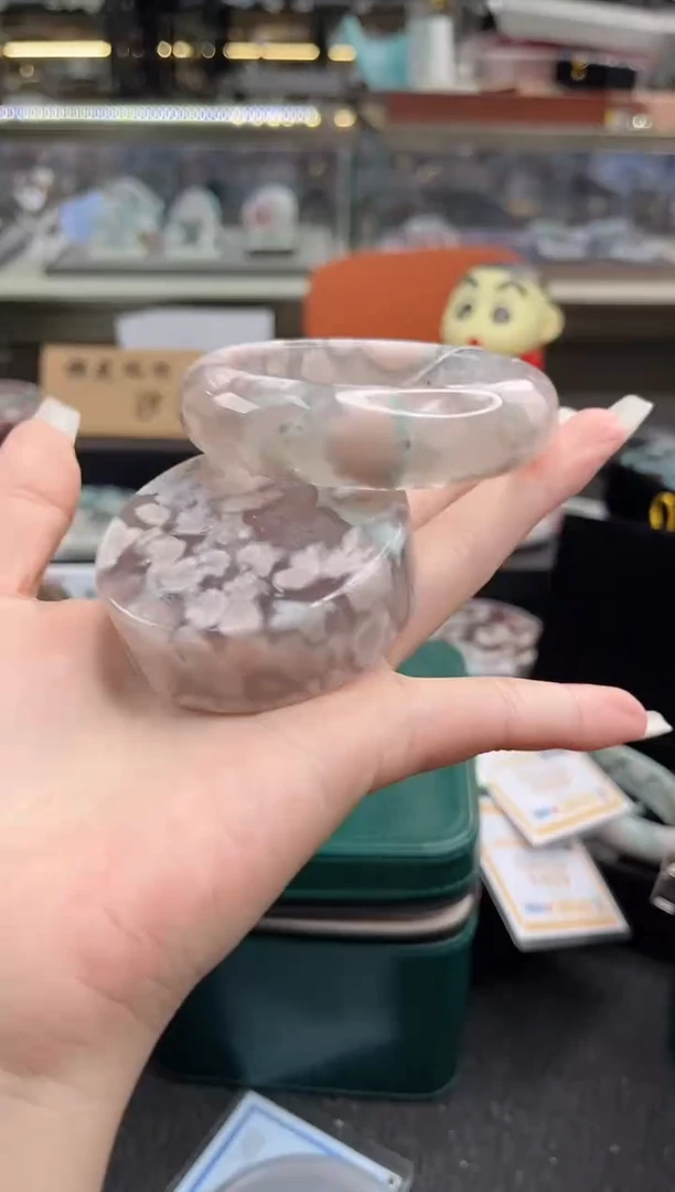 未镶嵌手镯石英质玉58圈口（赠品镯心）s900