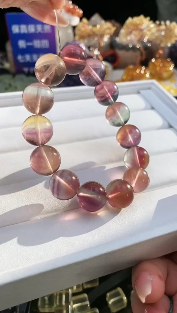 【闪购商品】萤石颈饰未镶嵌162a多样性发其一2/8/15M