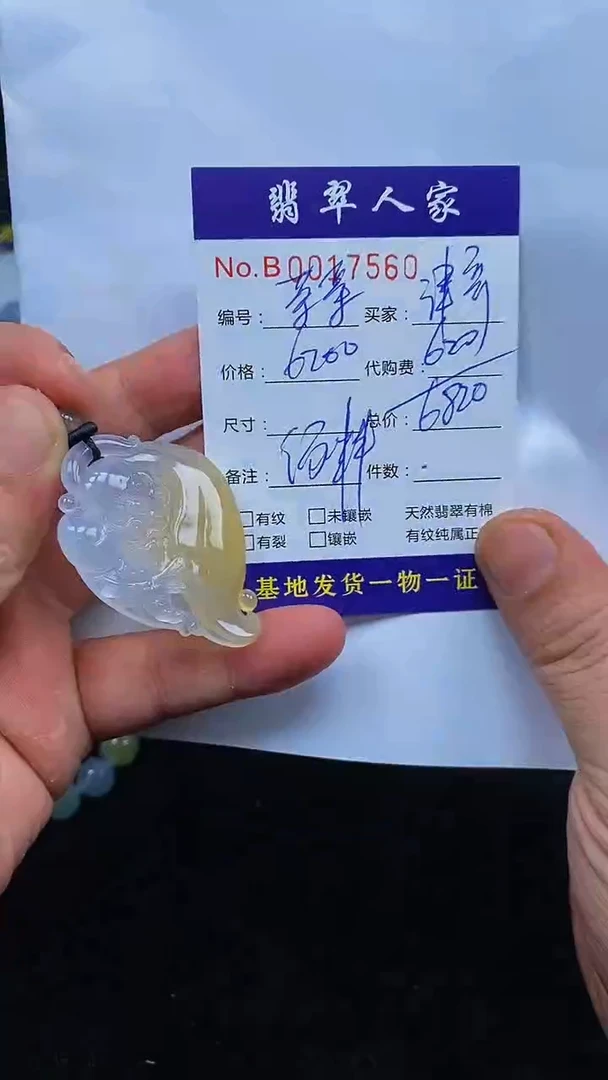 【闪购商品】翡翠颈饰未镶嵌00000000001210