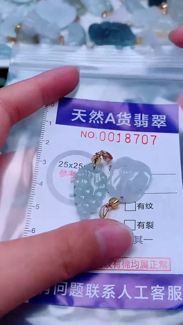 吊坠(不含链)未镶嵌翡翠1