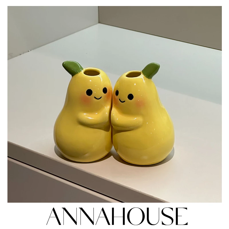 ANNAHOUSE不分梨牙刷置物架牙刷牙膏收纳筒家饰软装搭配套装YF