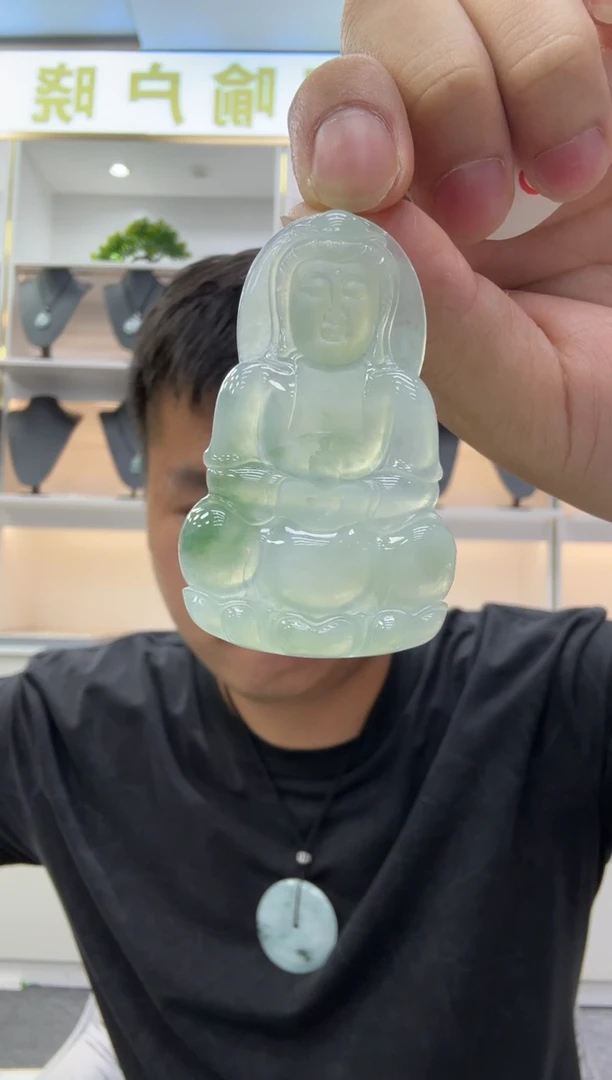 未镶嵌挂件翡翠?**号天然翡翠A货孤品一件