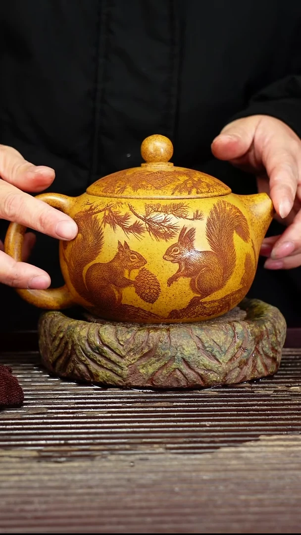 宜兴原矿紫砂壶茶壶500C