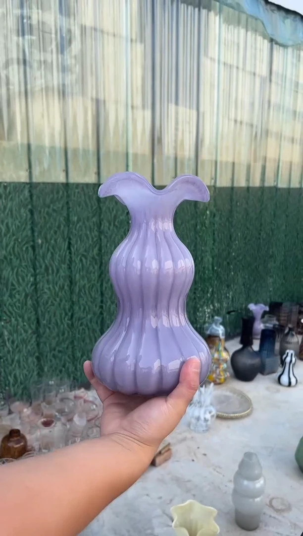 客厅摆件玻璃花瓶高级感