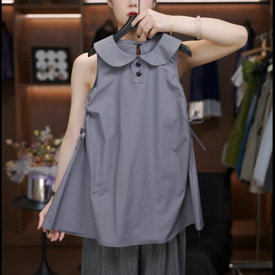 bufan【青现货】高品质女童连衣裙夏季凉感小众设计感显瘦小女孩