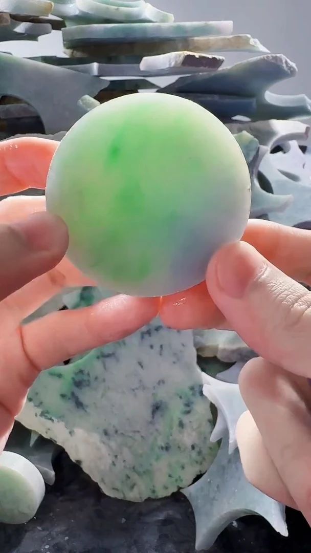 裸石翡翠缅甸翡翠A货文567