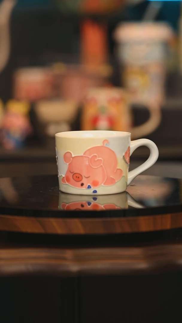 【闪购商品】摆件景德镇釉下彩绘设计师款陶瓷