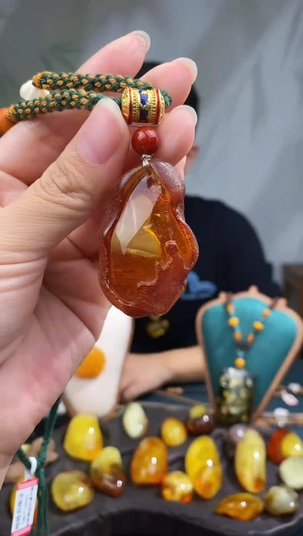 裸石琥珀未镶嵌基地发货 一物一证 顺丰包邮