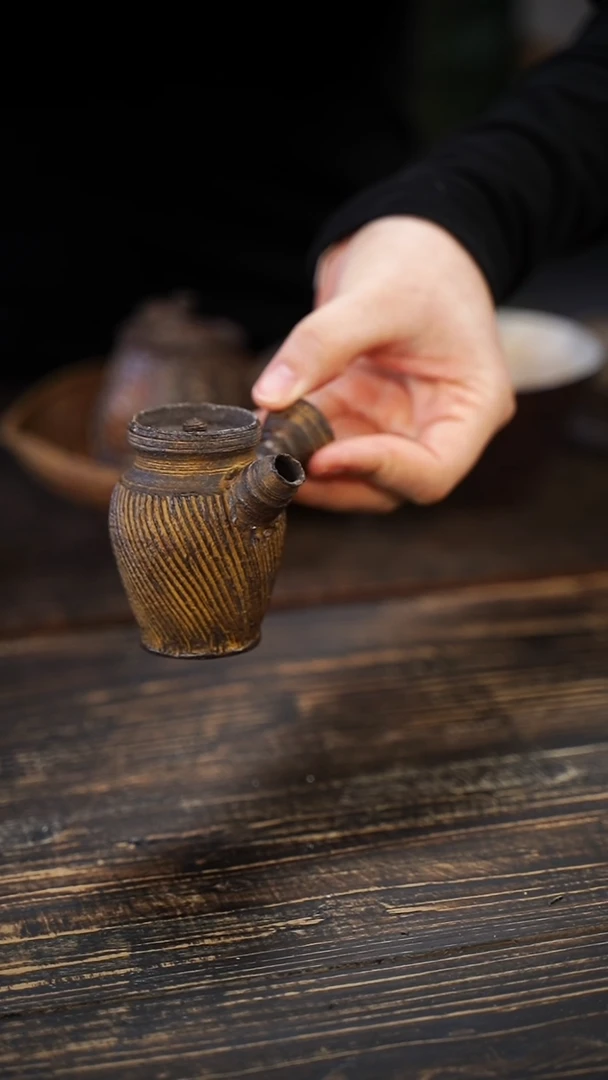 全手工制作 南蛮侧把壶