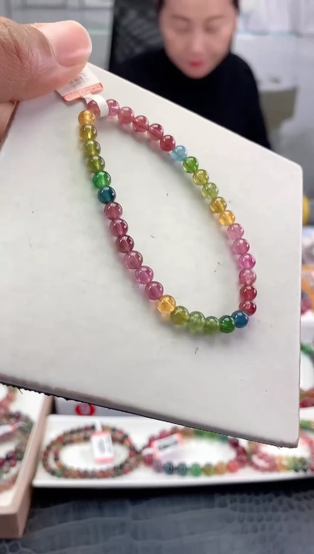 未镶嵌手串碧玺 多样性发一条