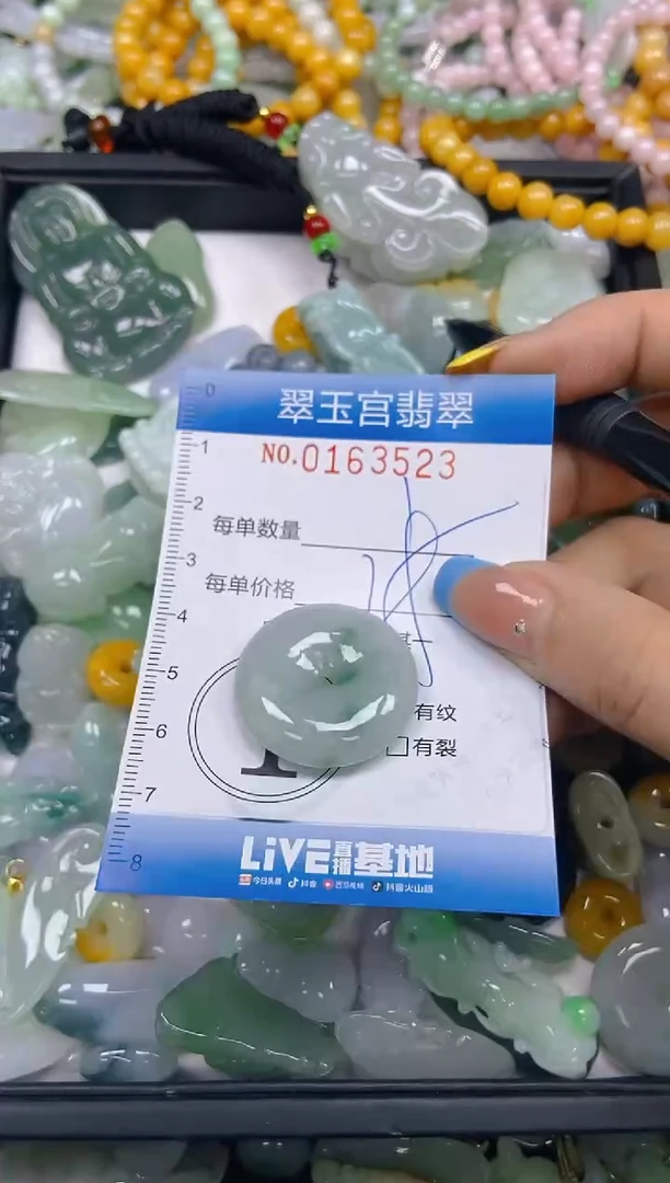 翡翠未镶嵌颈饰闪购0163523