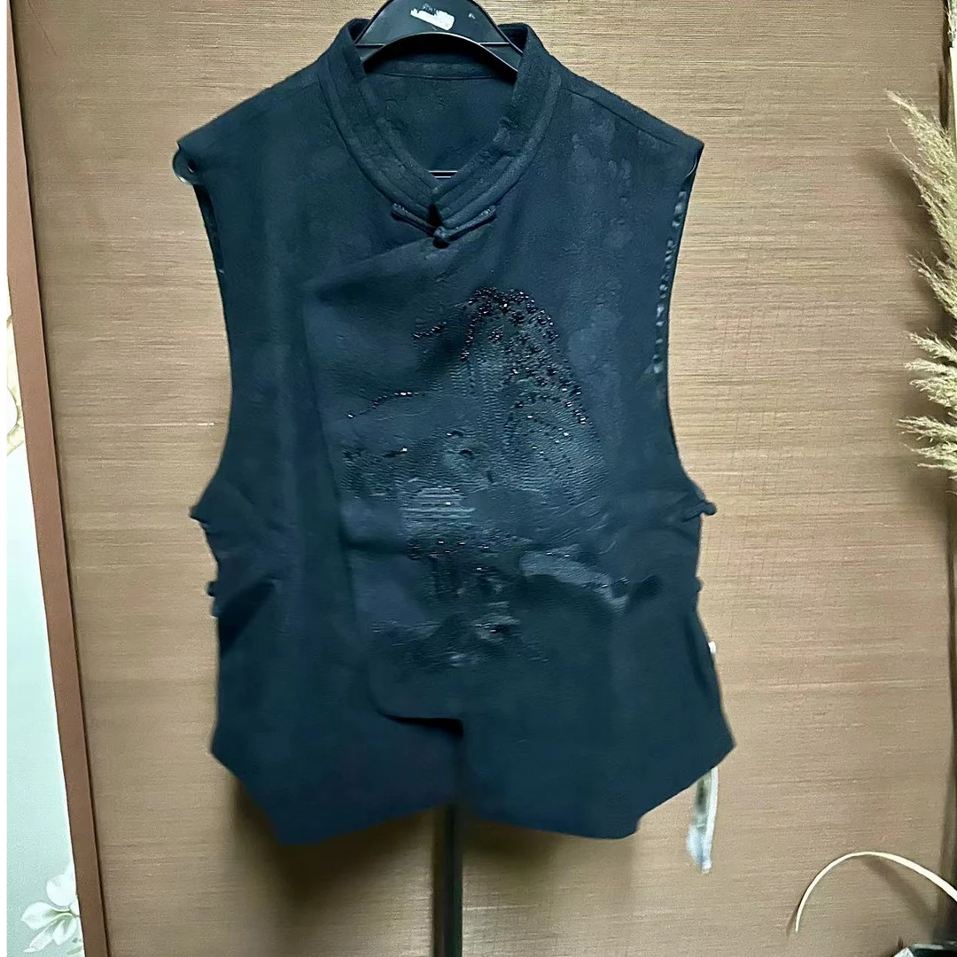 君  新新中式 羊毛提花新中式 棉马甲 8241536