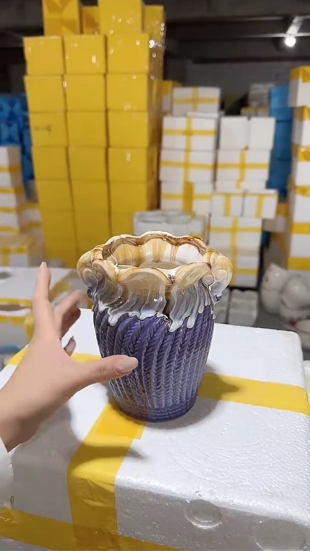 瑕疵高温陶瓷花盆+E10