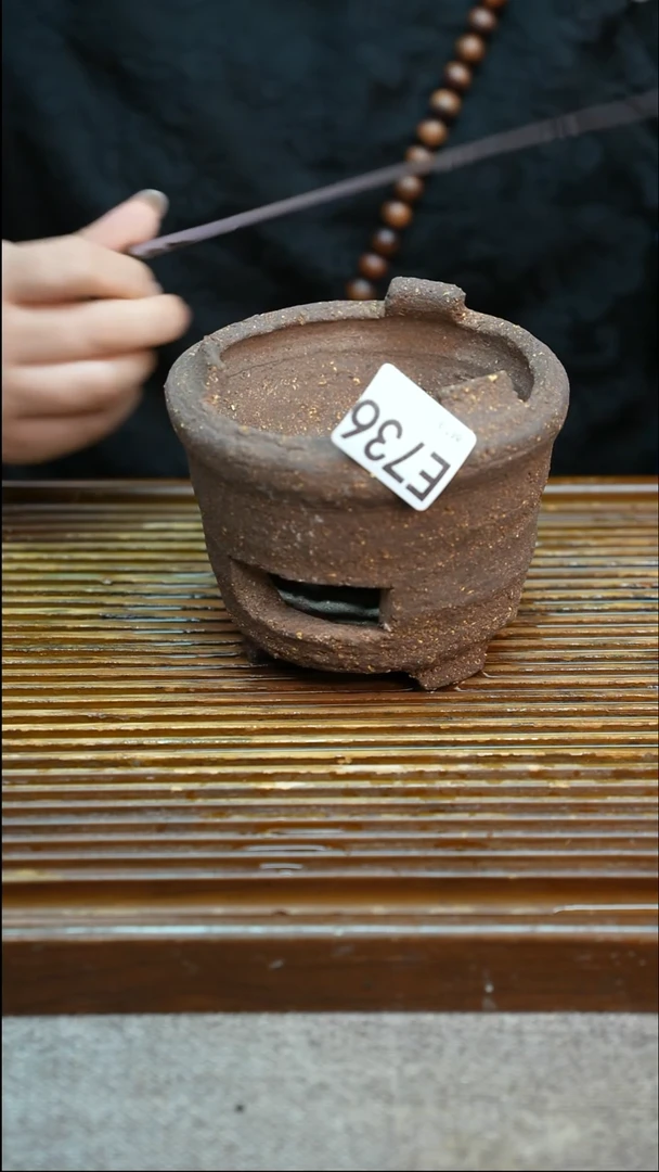 万古烧粗陶手工手做茶具