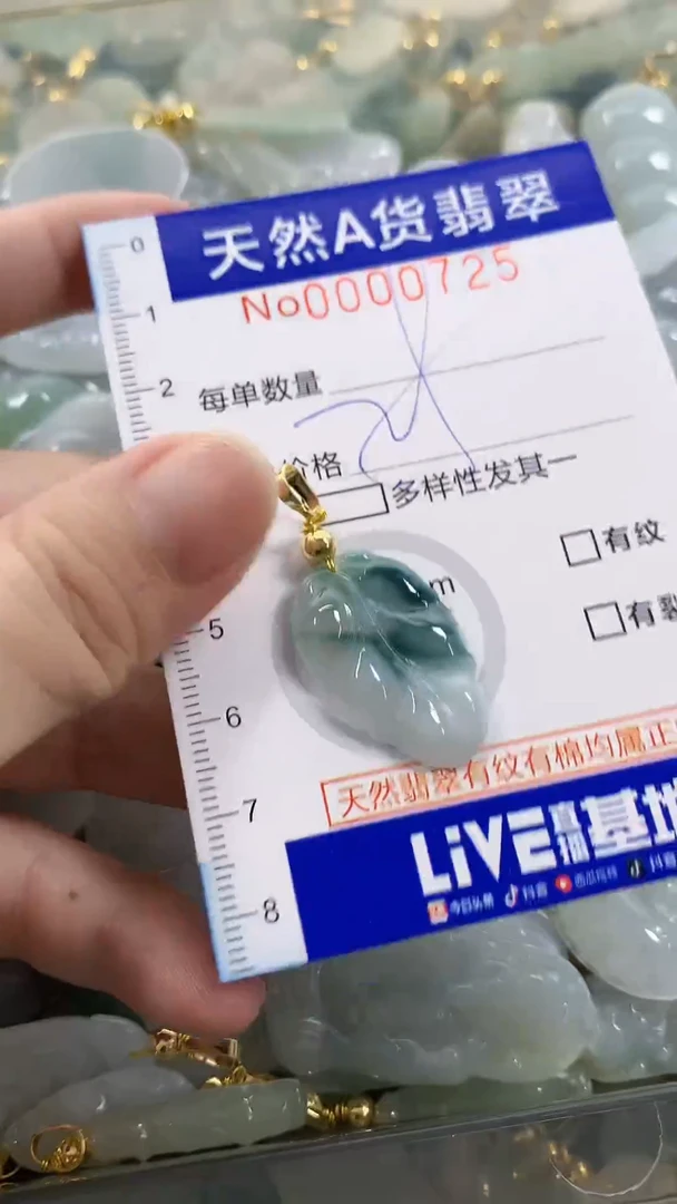 颈饰未镶嵌翡翠天然A货翡翠