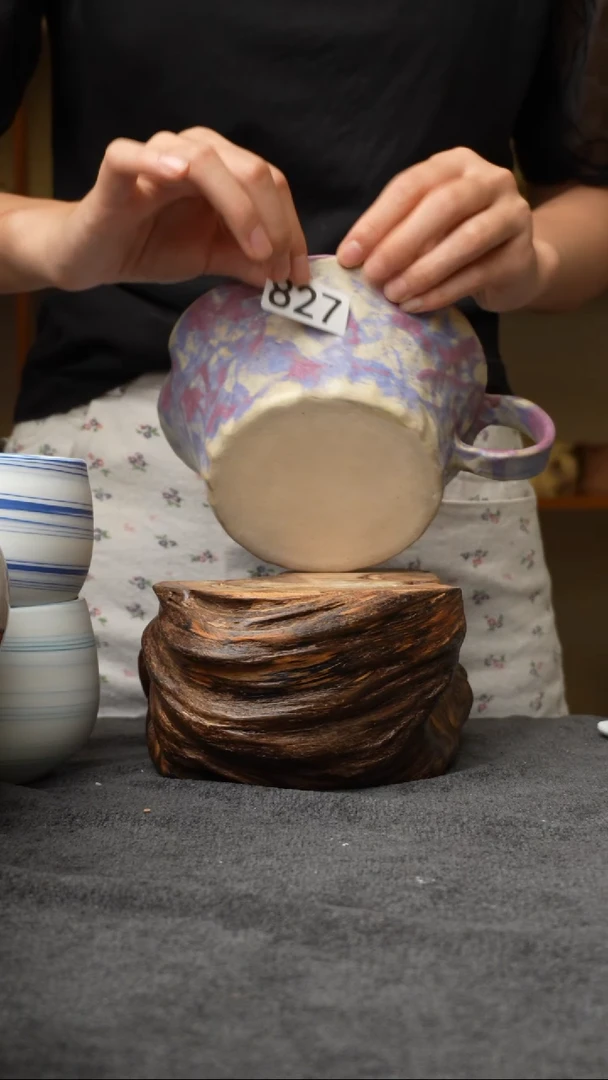 杯子827景德镇手工颜色釉杯子