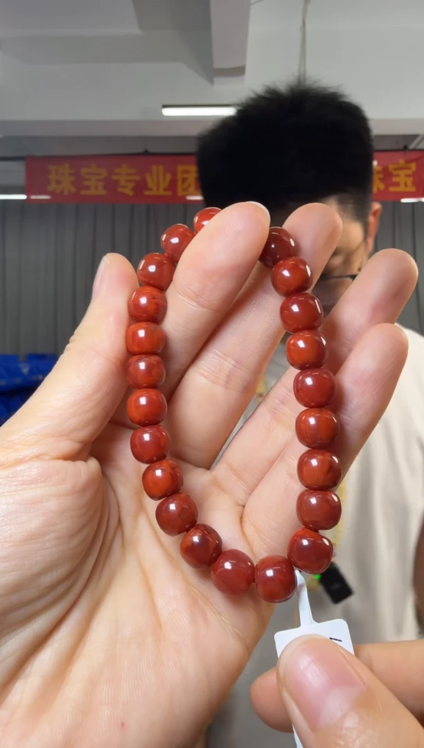未镶嵌手串南红玛瑙南红玛瑙老型珠约9-10mm手串