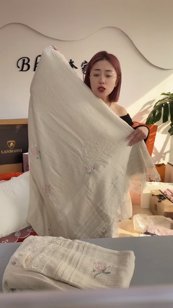 真丝真丝亚麻四件套