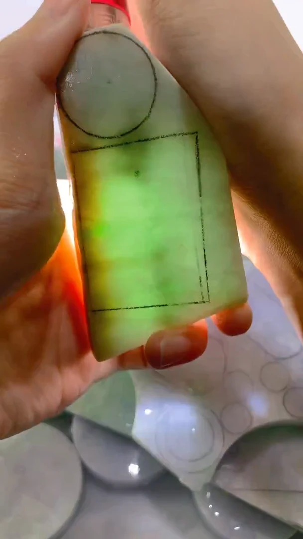 未镶嵌裸石翡翠天然缅甸翡翠A货F41