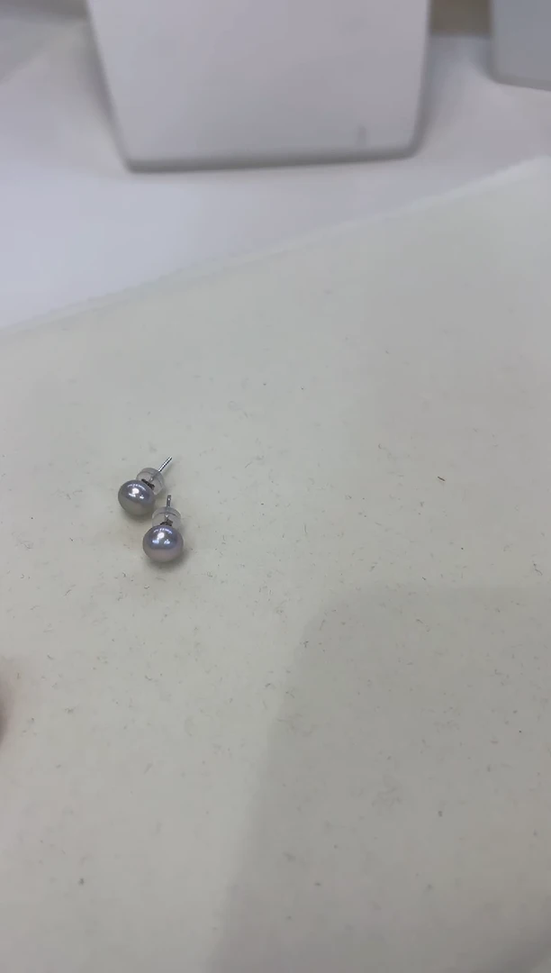 淡水珍珠银S925镶嵌项链笑*福利耳饰